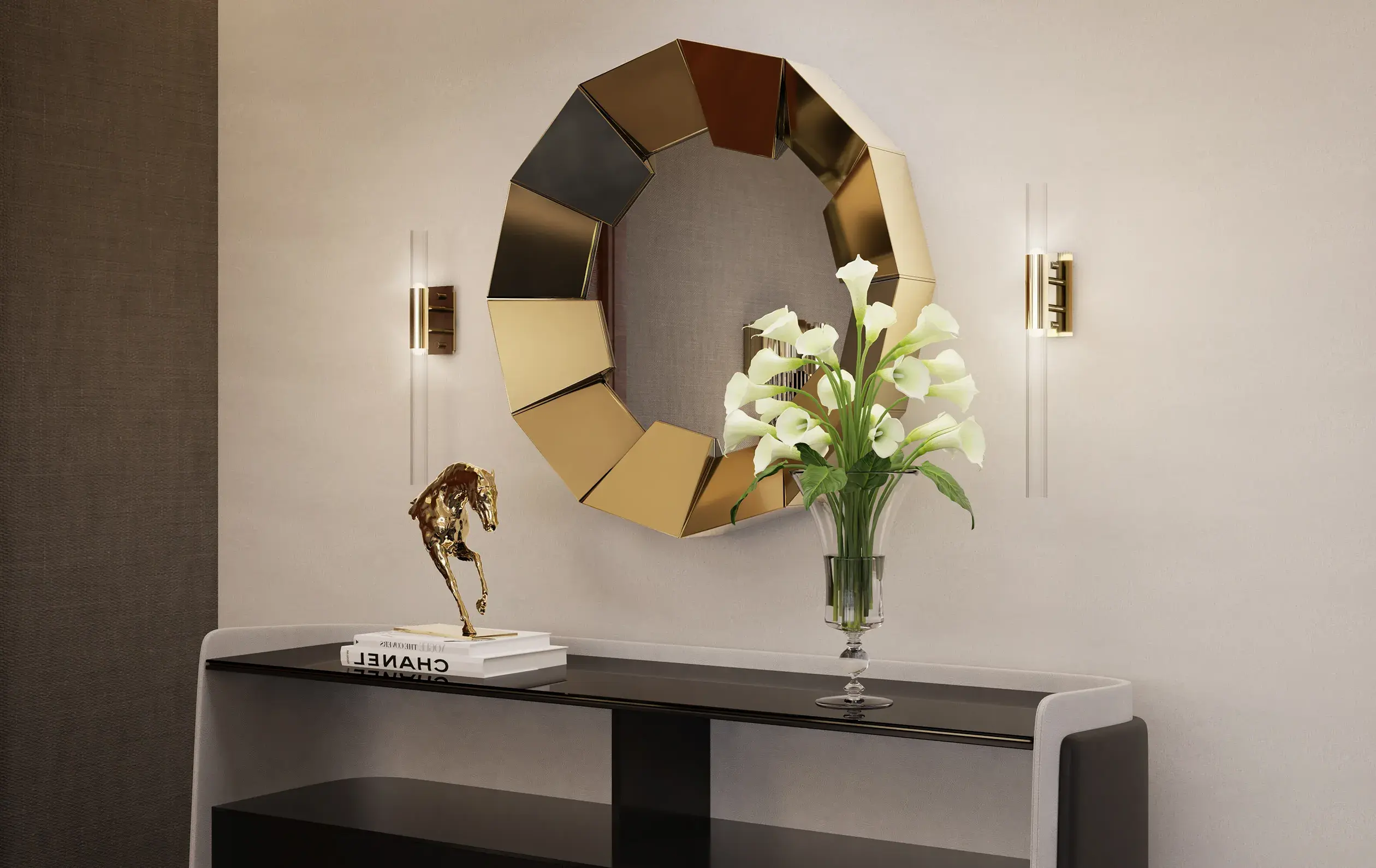 Radiance Gold Mirror - 4