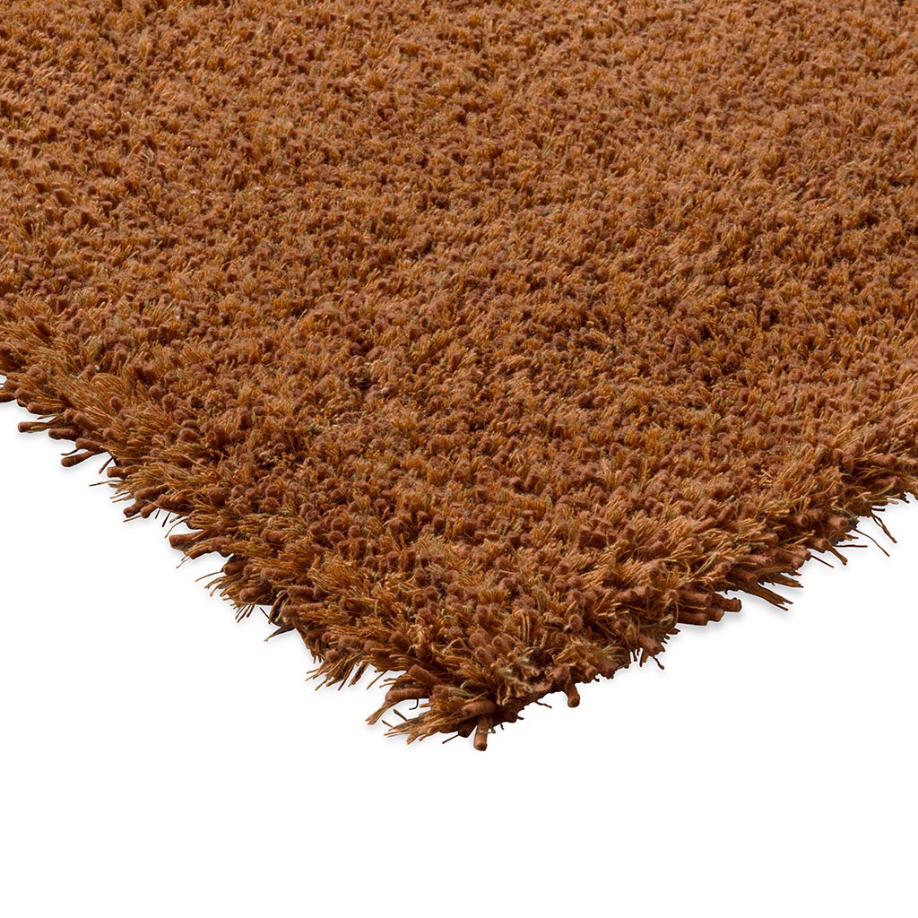 Terracotta Shag Rug