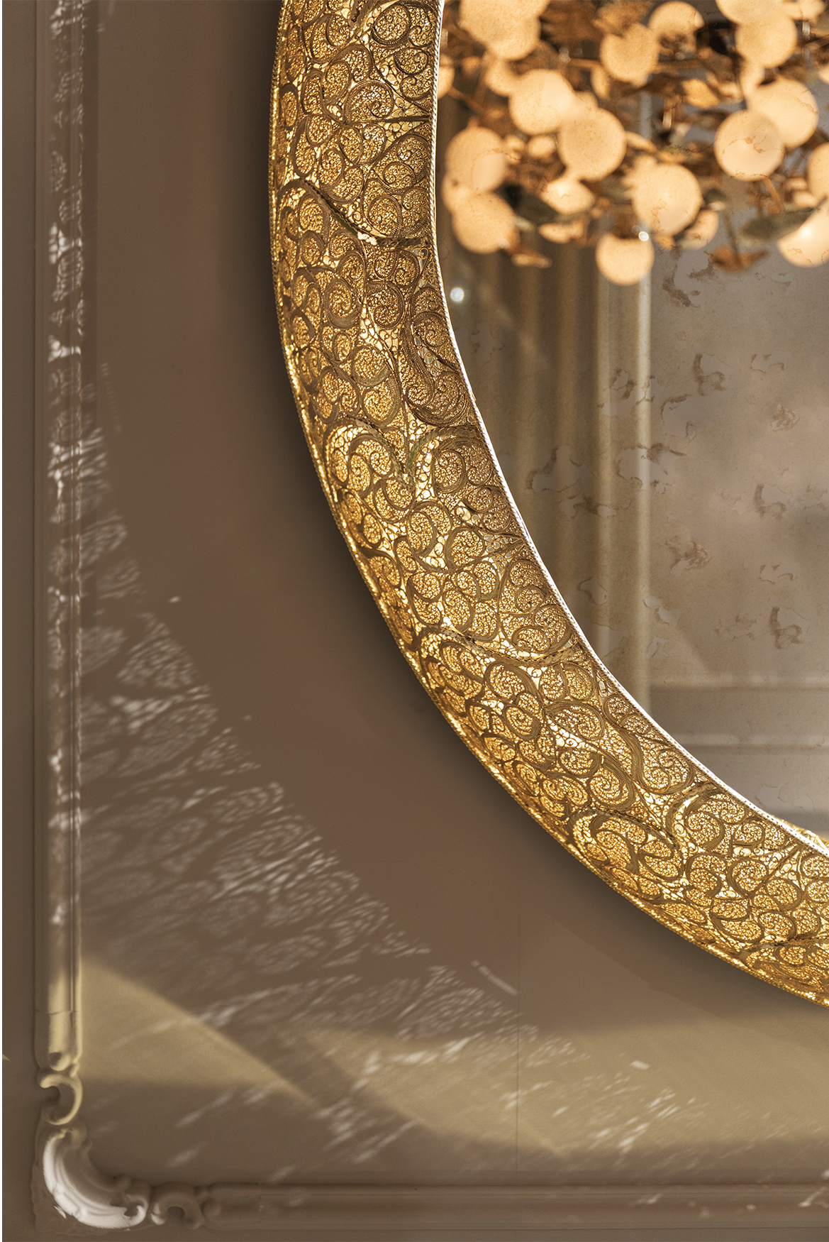 Crown Filigree II Mirror