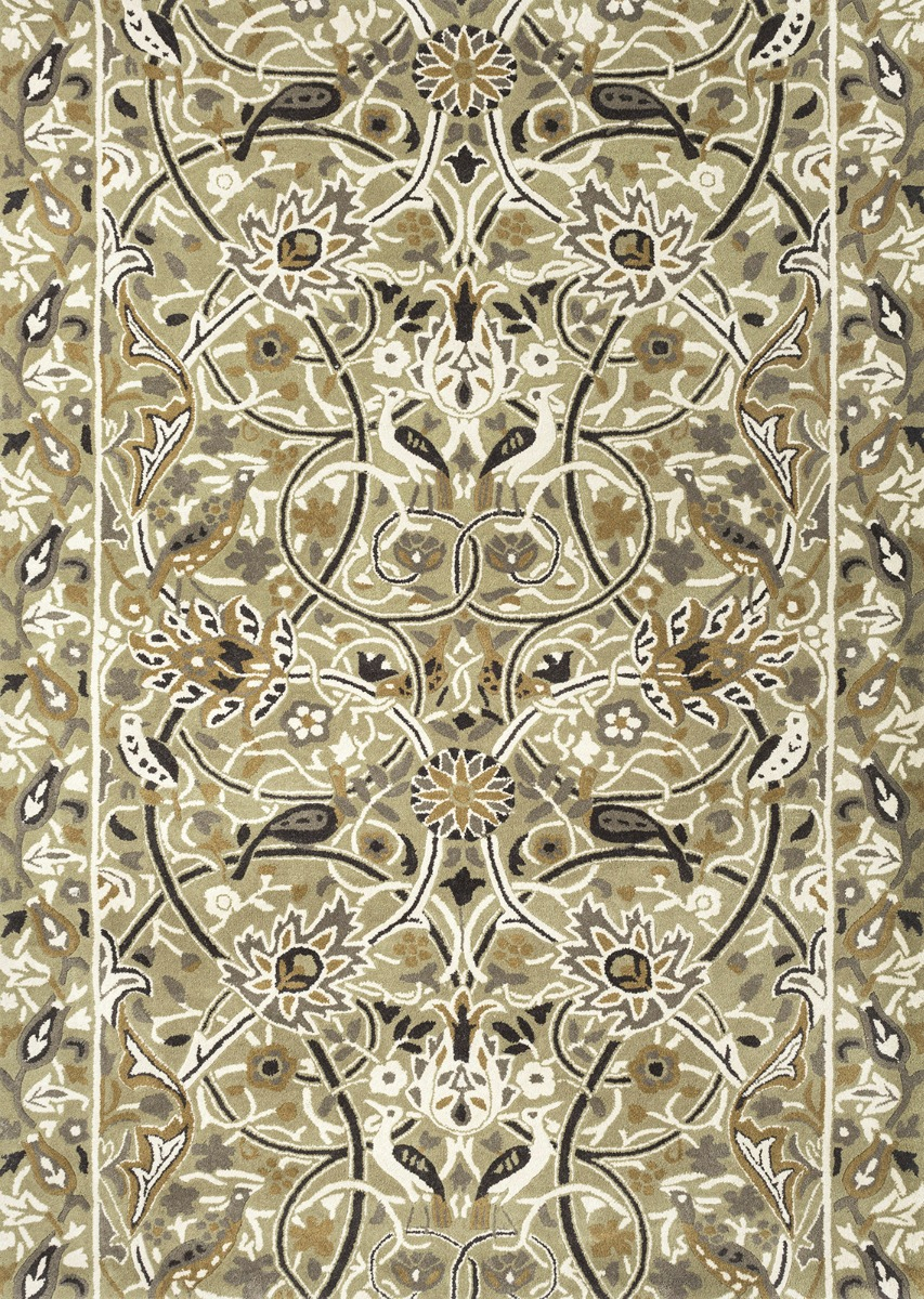 Designer Stone / Mustard Handtufted Rug