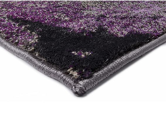 Purple Abstract VIntage Rug