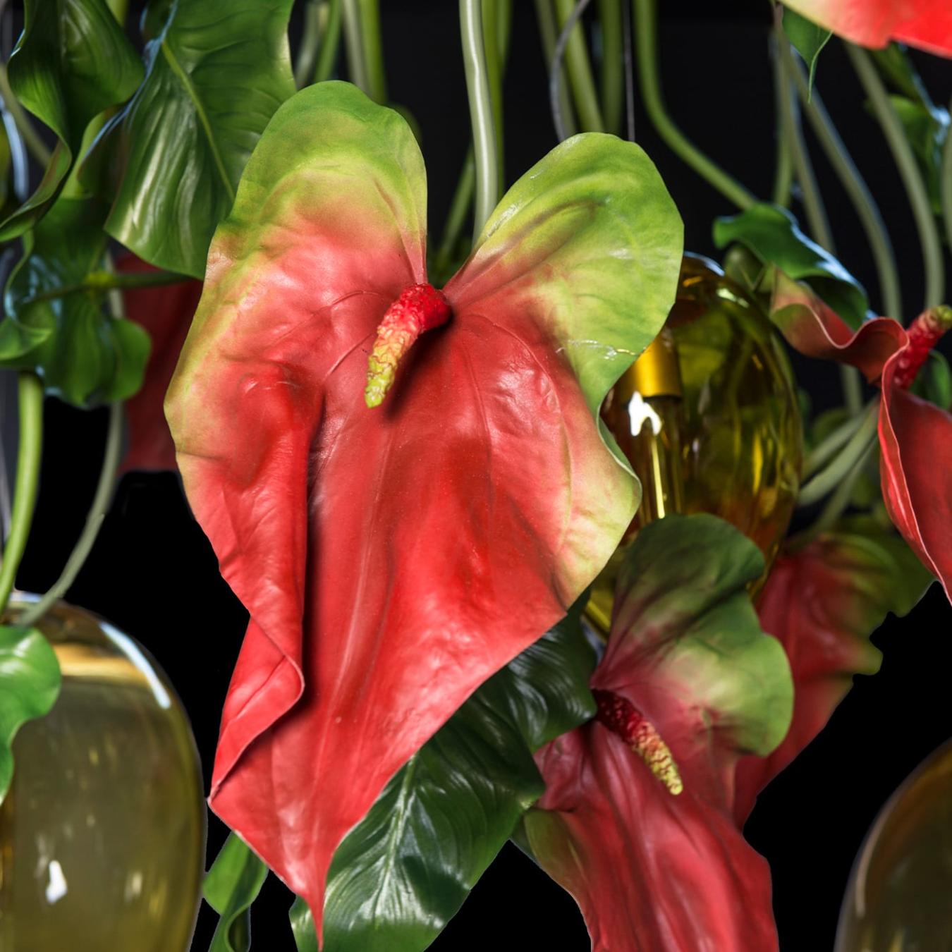 Anthurium Dark Chandelier