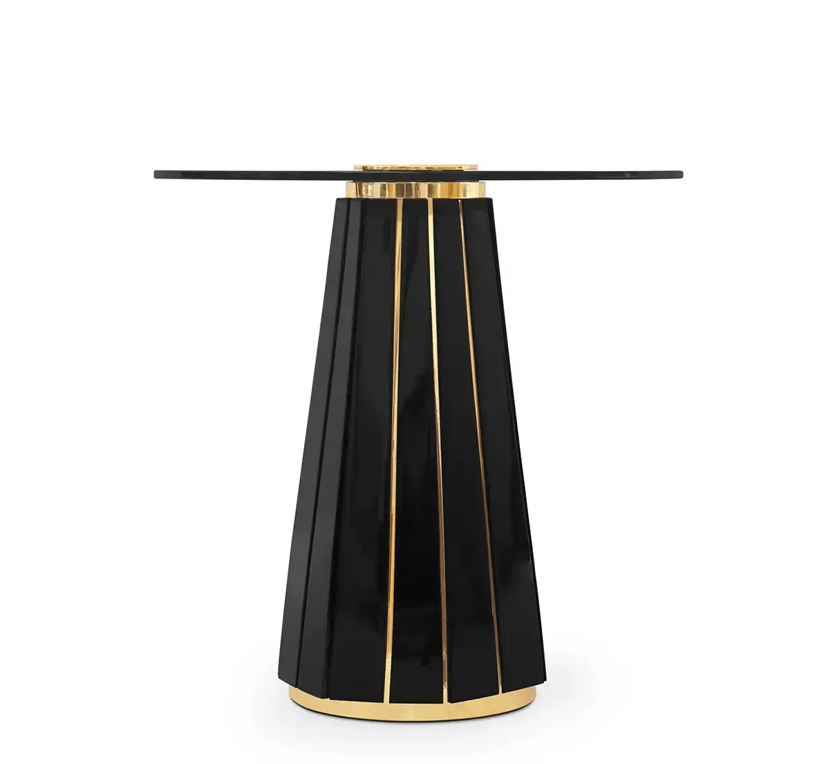 Radiance II Black Side Table