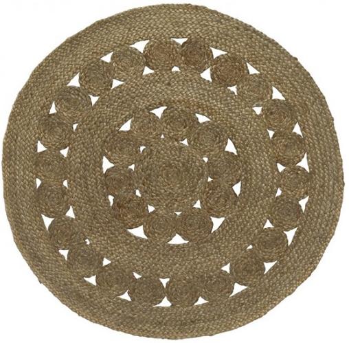 Jungle Jute Premium Rug | Size: Round 3' 3