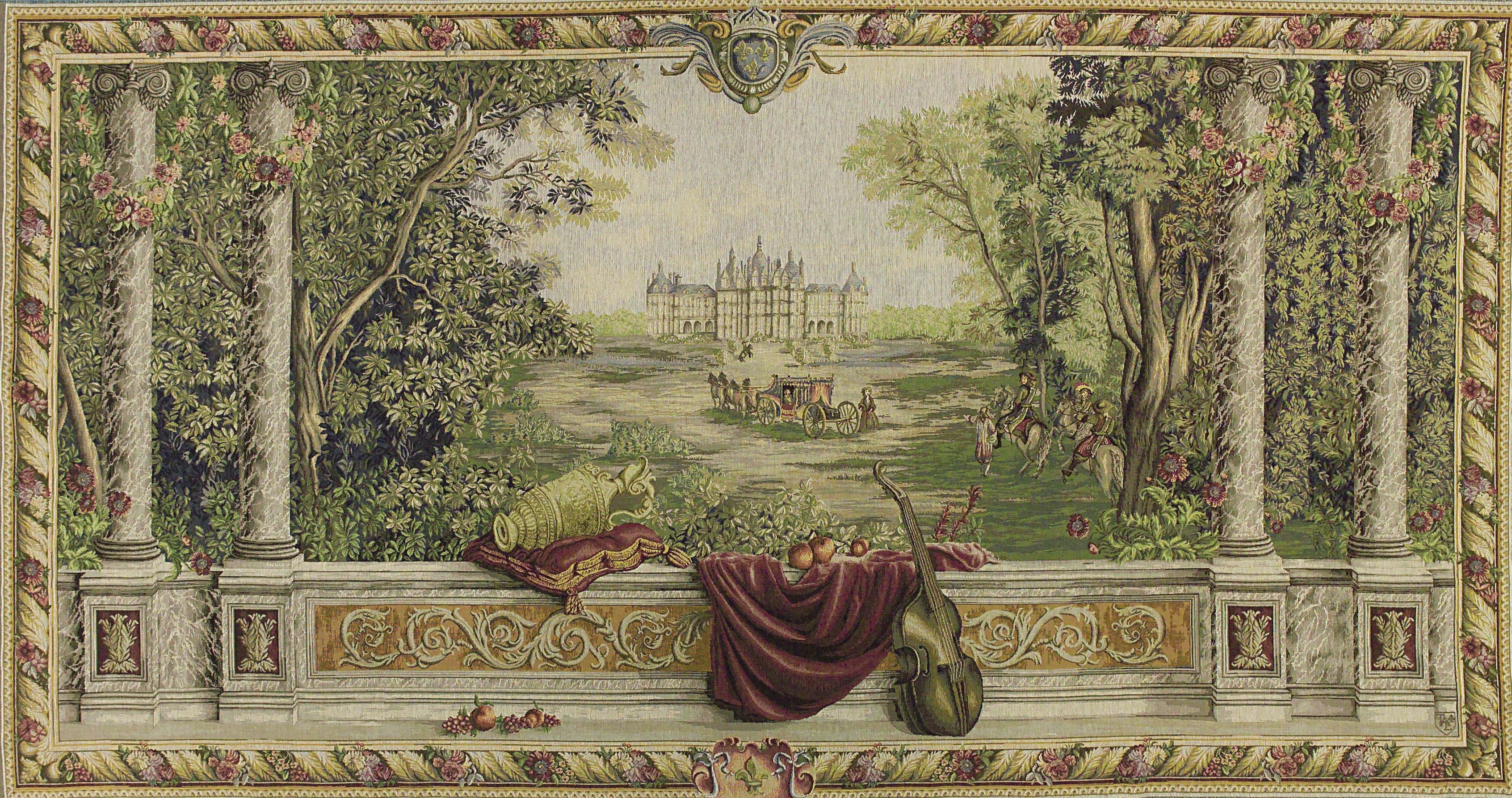 Castle Greenery (Large) Tapestry