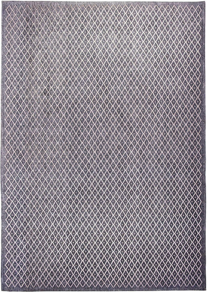 Rombo Grigio Scuro Premium Rug