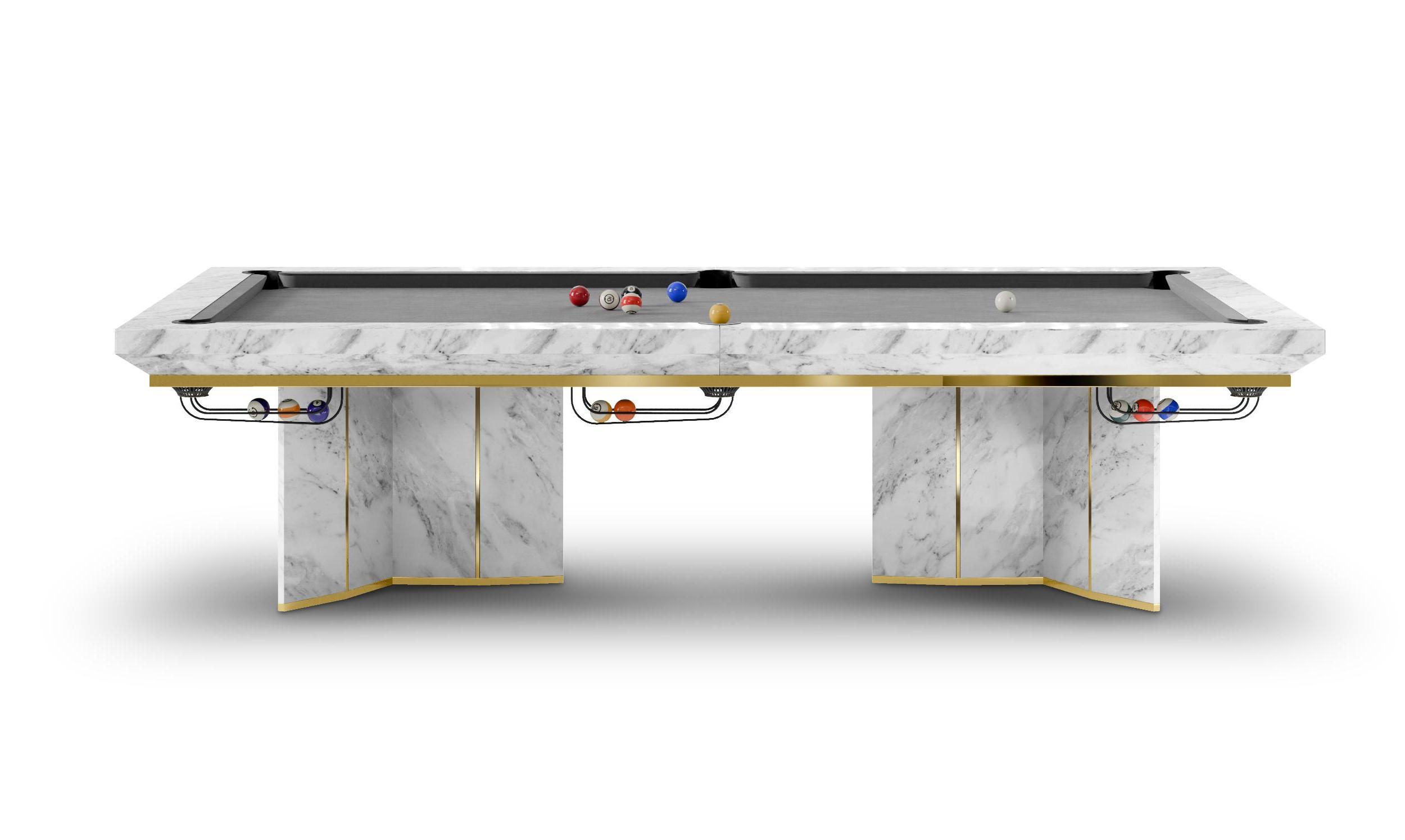 Elite Marble Snooker Table
