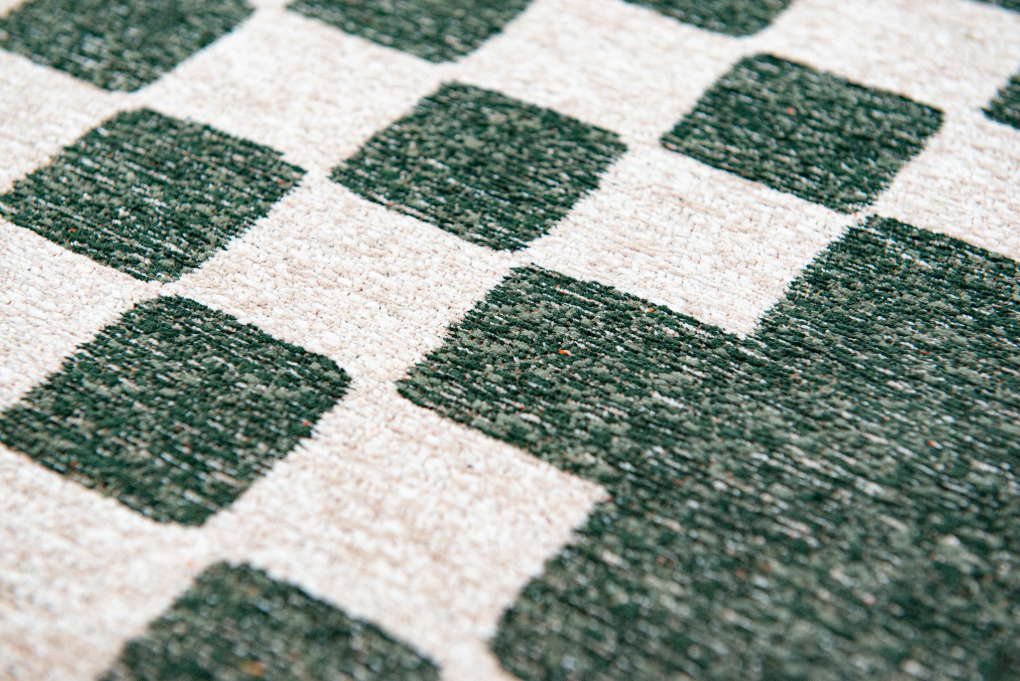 Deep Green Modern Rug