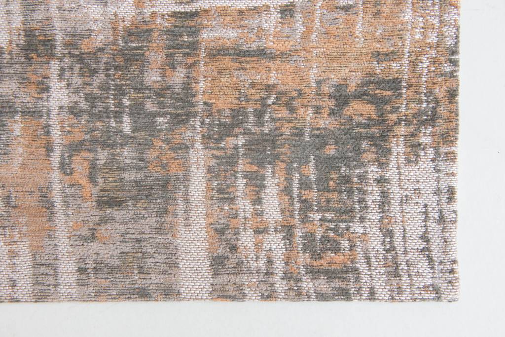 Abstract Grey / Brown Jacquard Rug