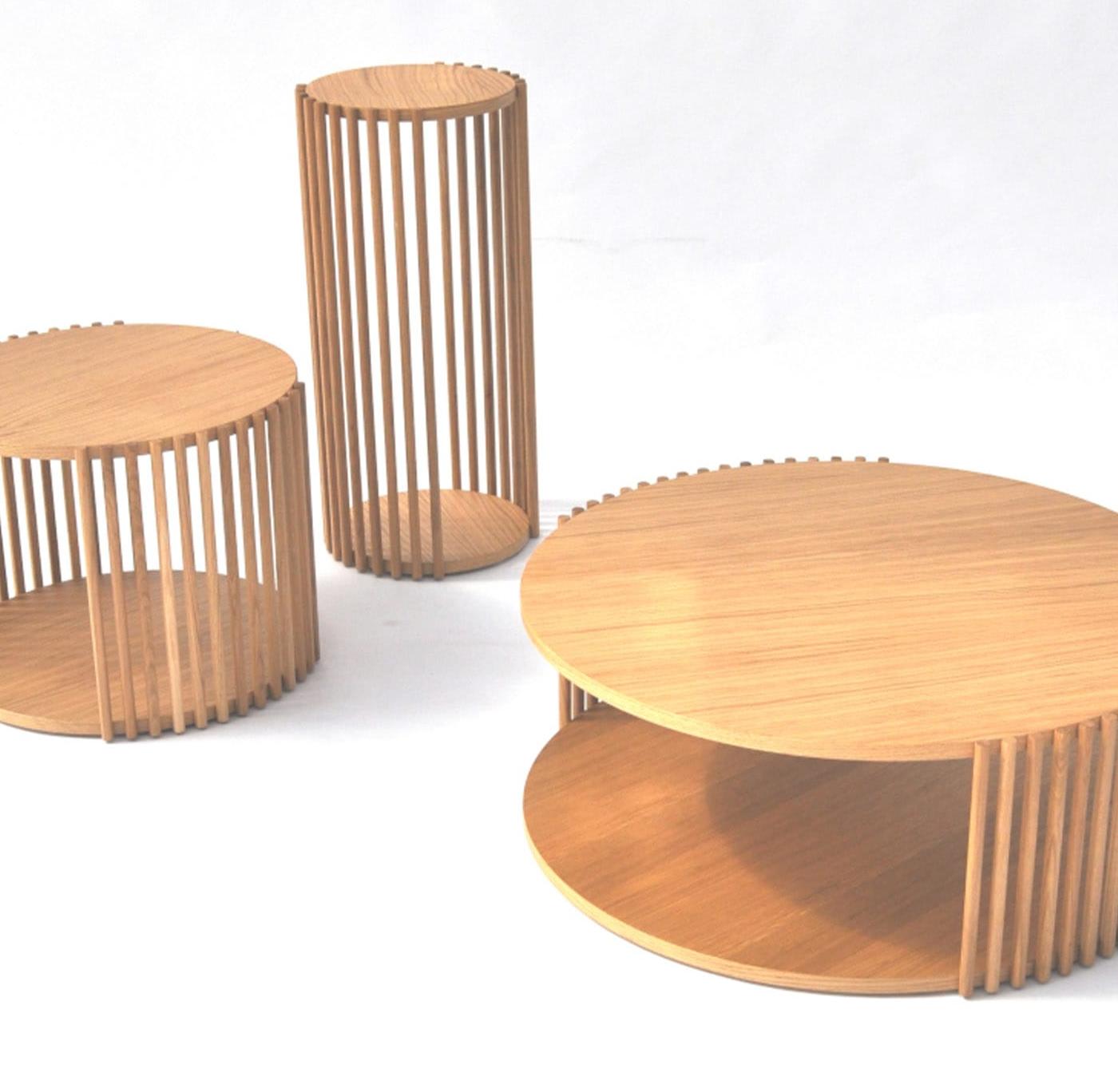 Elegant Low Durmast Coffee Table