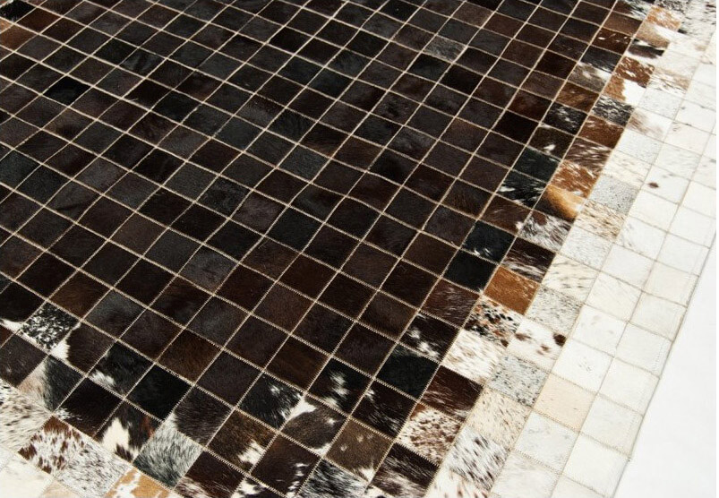 Mosaic Cowhide Rug