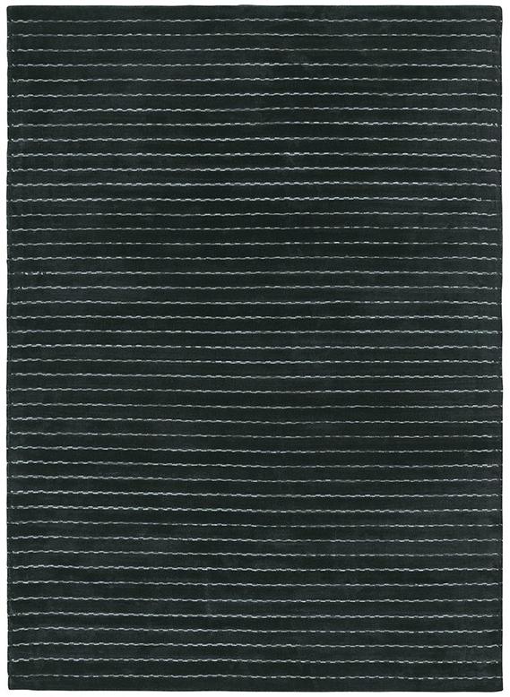 Striped Wool / Viscose Sitap Rug