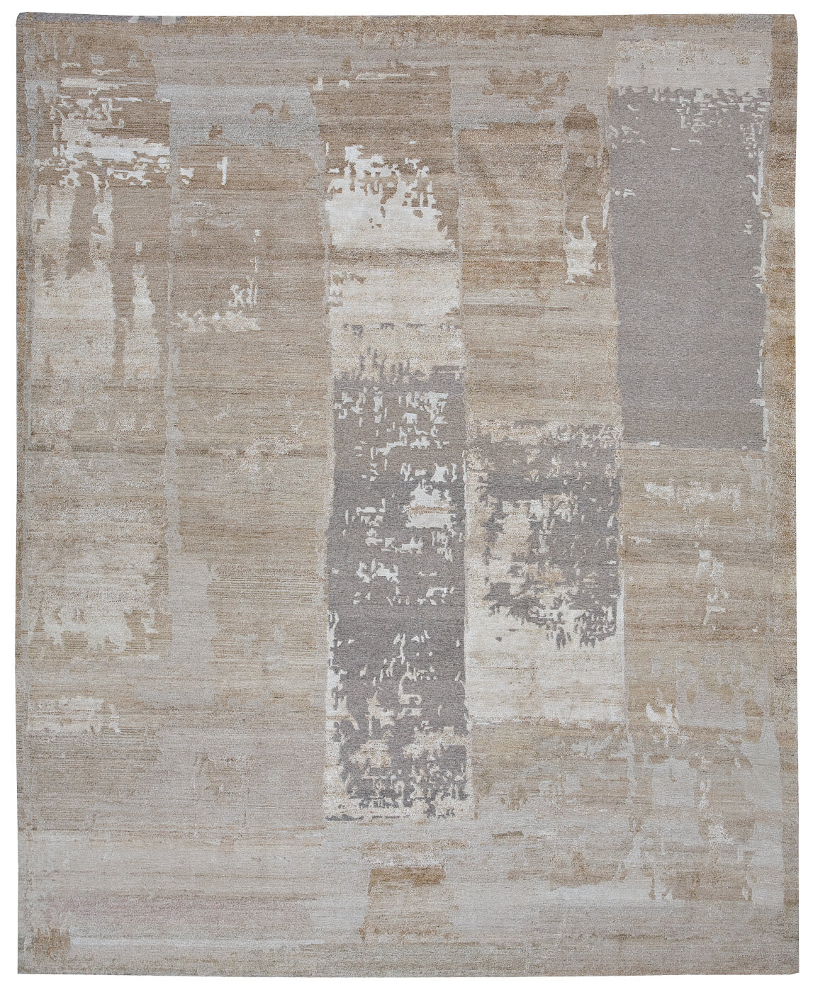 Boro Hand-knotted Beige Rug
