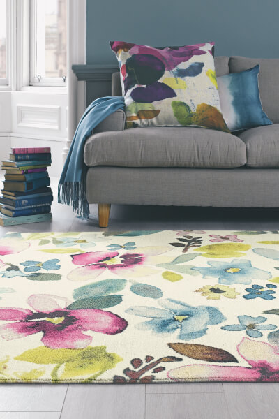 Wool Floral Premium Rug Bluebellgray Christine | Size: 6' 7