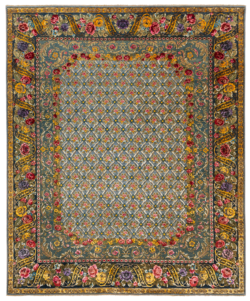 Savonnerie Handwoven Rug