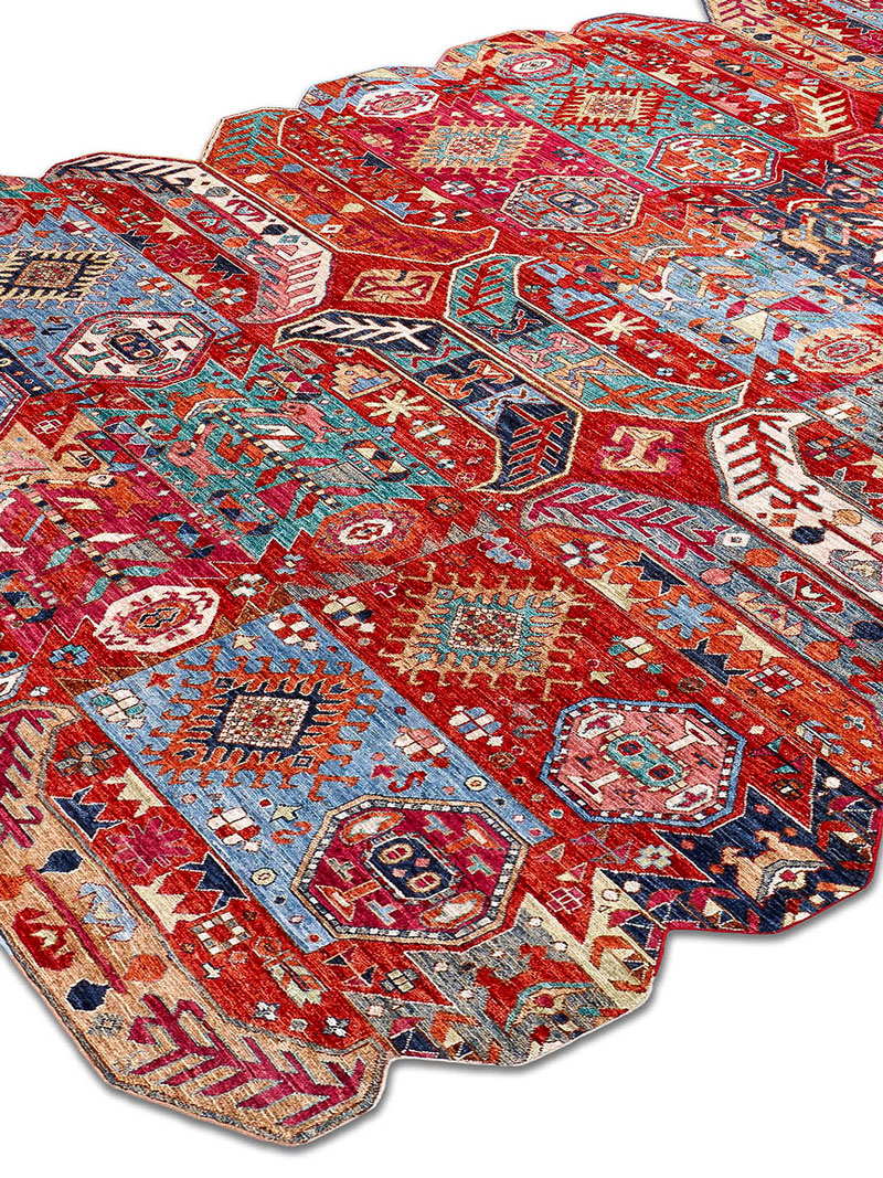 Multishape Hand-Woven Rug