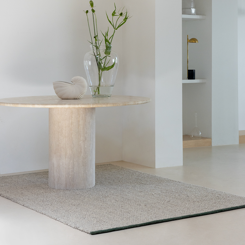 Ash Grey Plain Rug