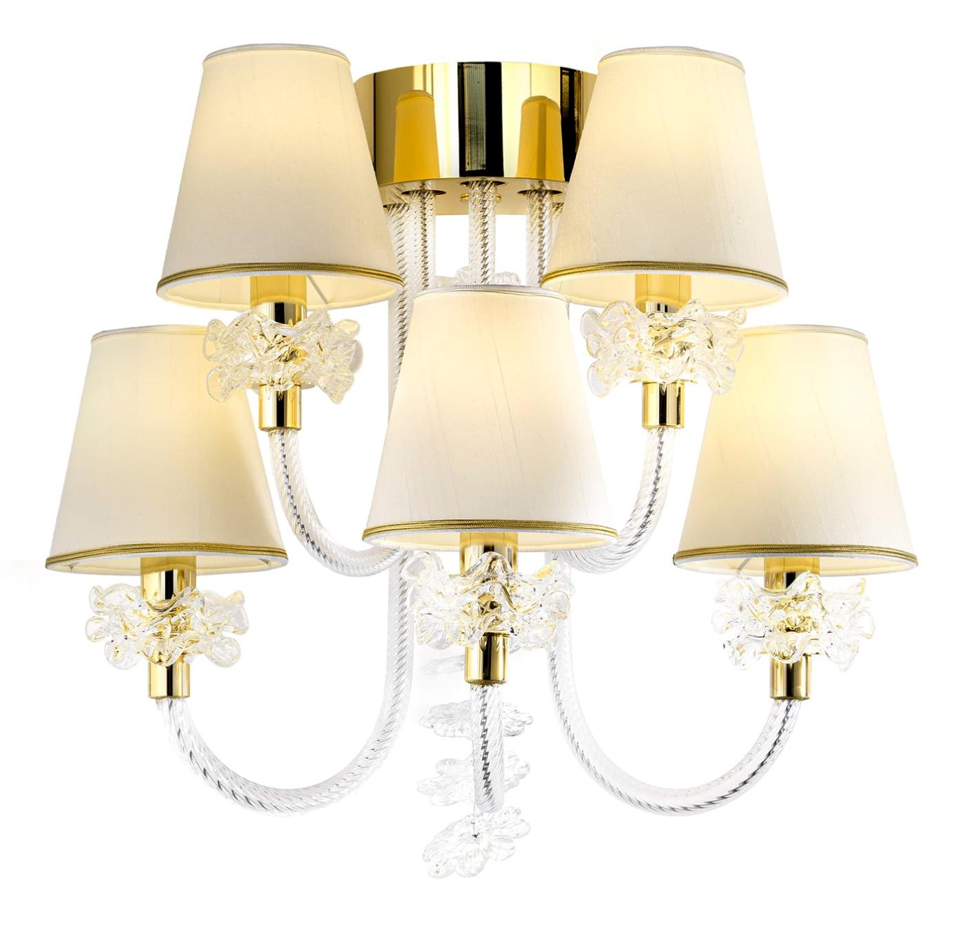 Elegant Murano Glass Wall Light