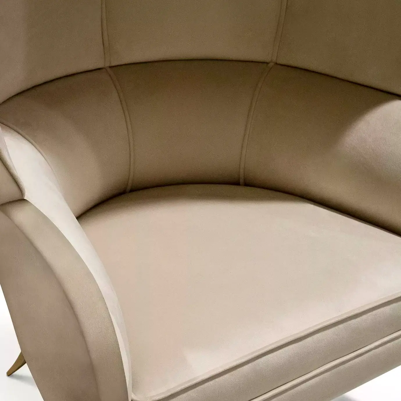 Draperie Fabric Back Chair