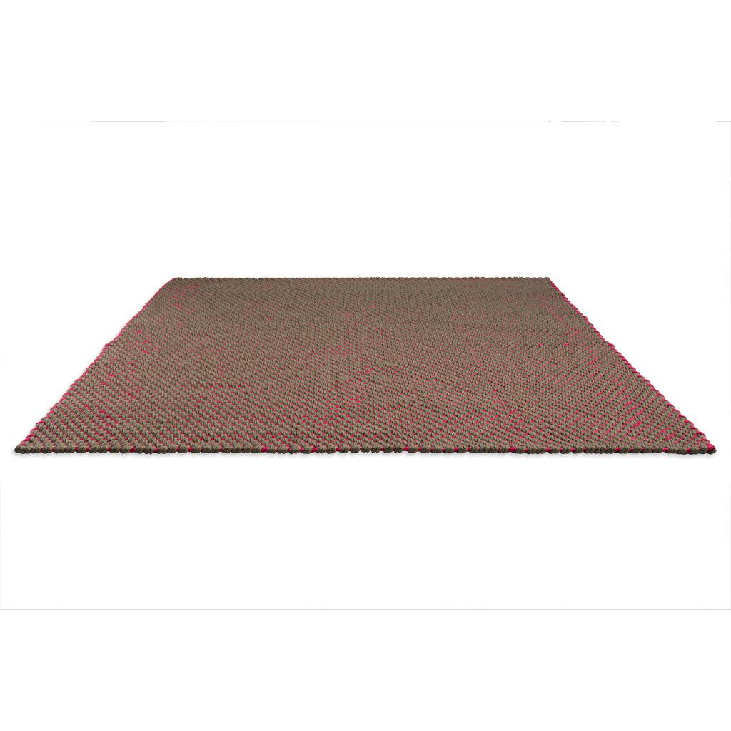 Braided Pink Tri-Color Outdoor Rug