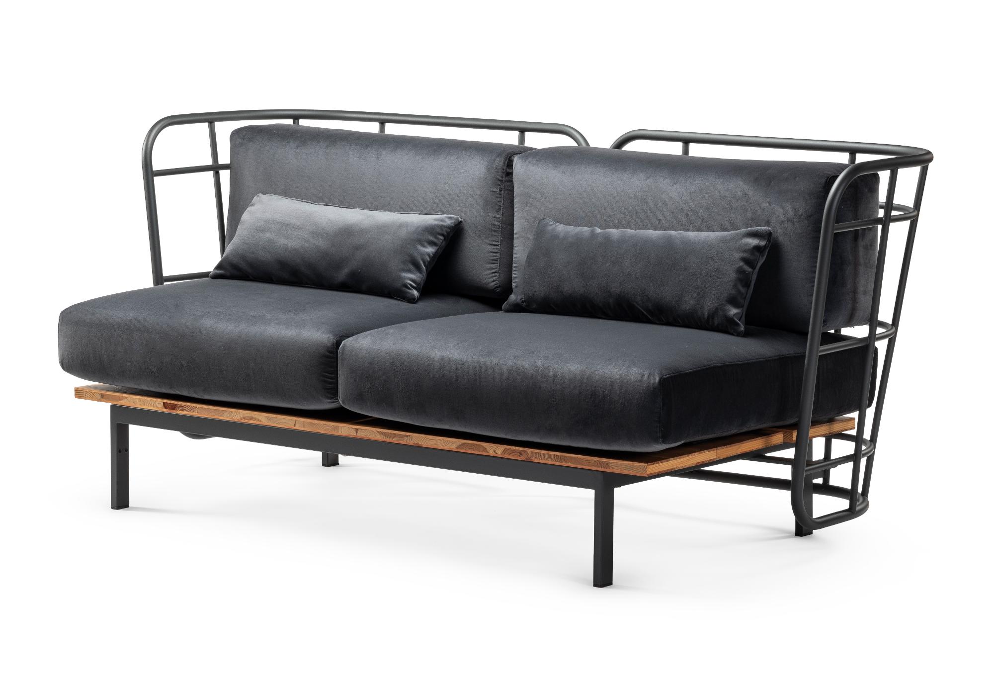 Jujube D Black Outdoor Sofa