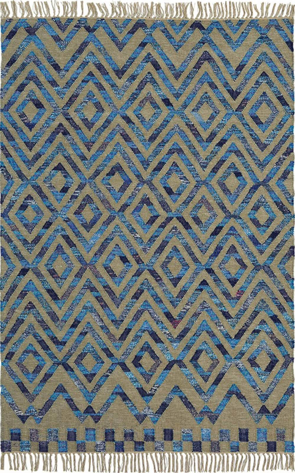 Tika Casablanca Handmade Rug ☞ Size: 4' 7" x 6' 7" (140 x 200 cm)