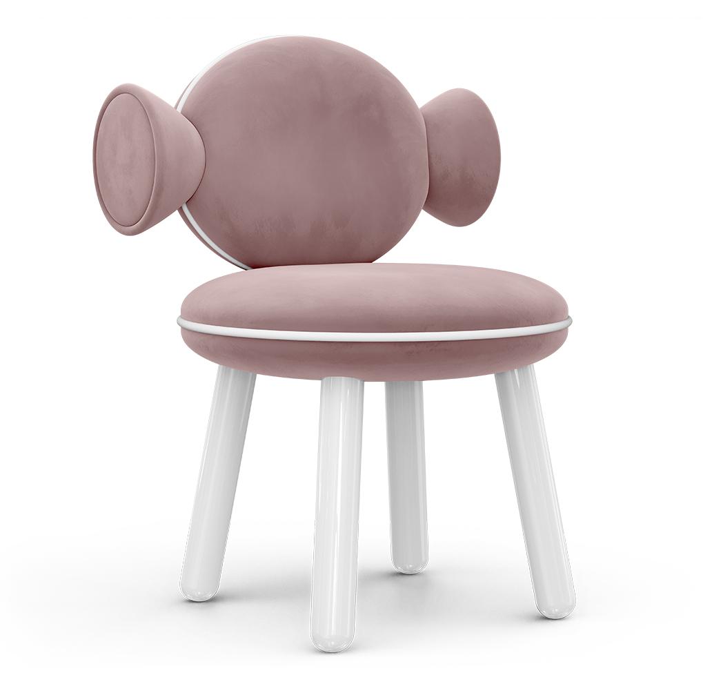Lollipop Pink Puff Chair
