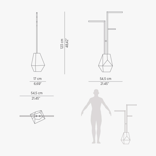Brilliance White Towel Rack