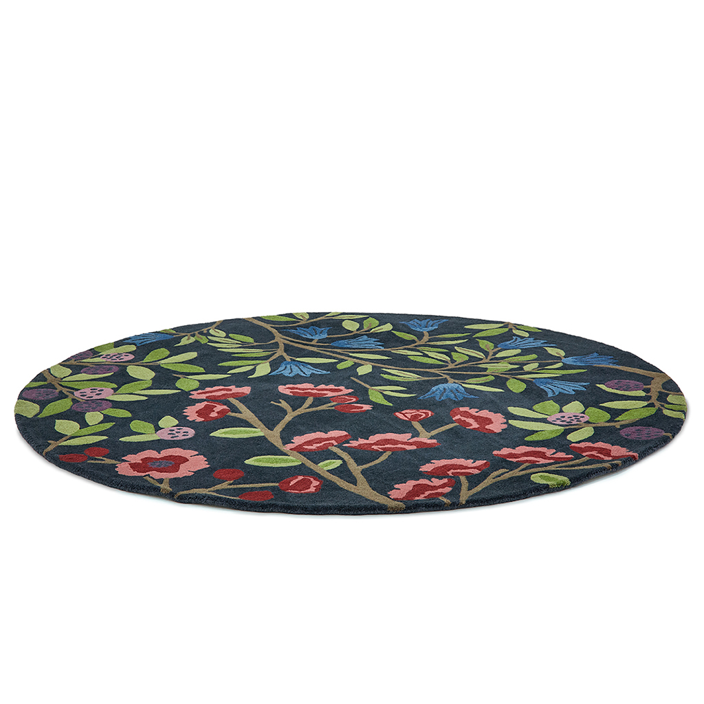 Foraging Handwoven Round Rug