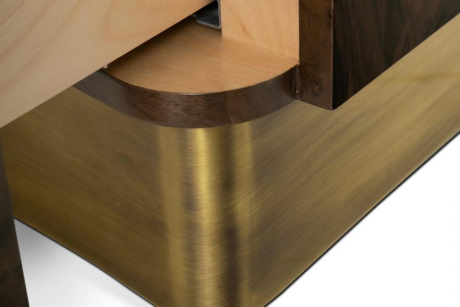Designer Wood Bedside Table