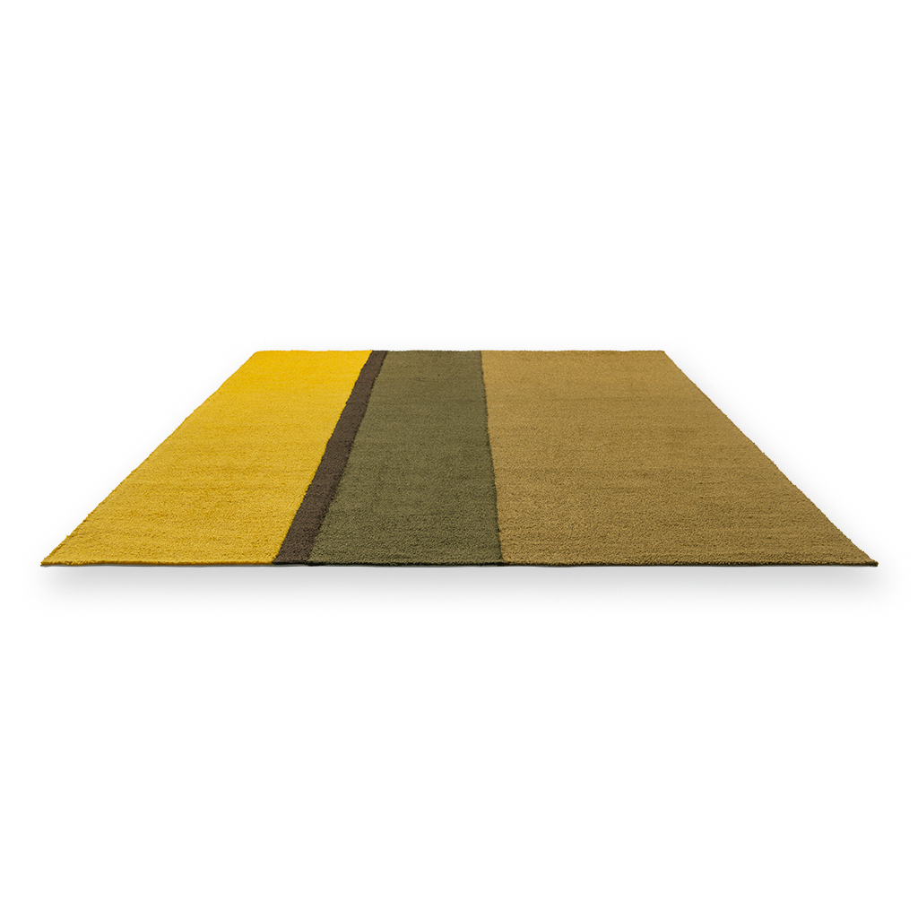 Stripe Yellow Outdoor Rug