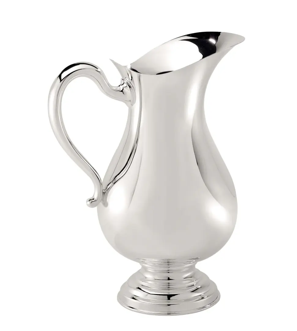 Silver-Plated Pitcher with Base