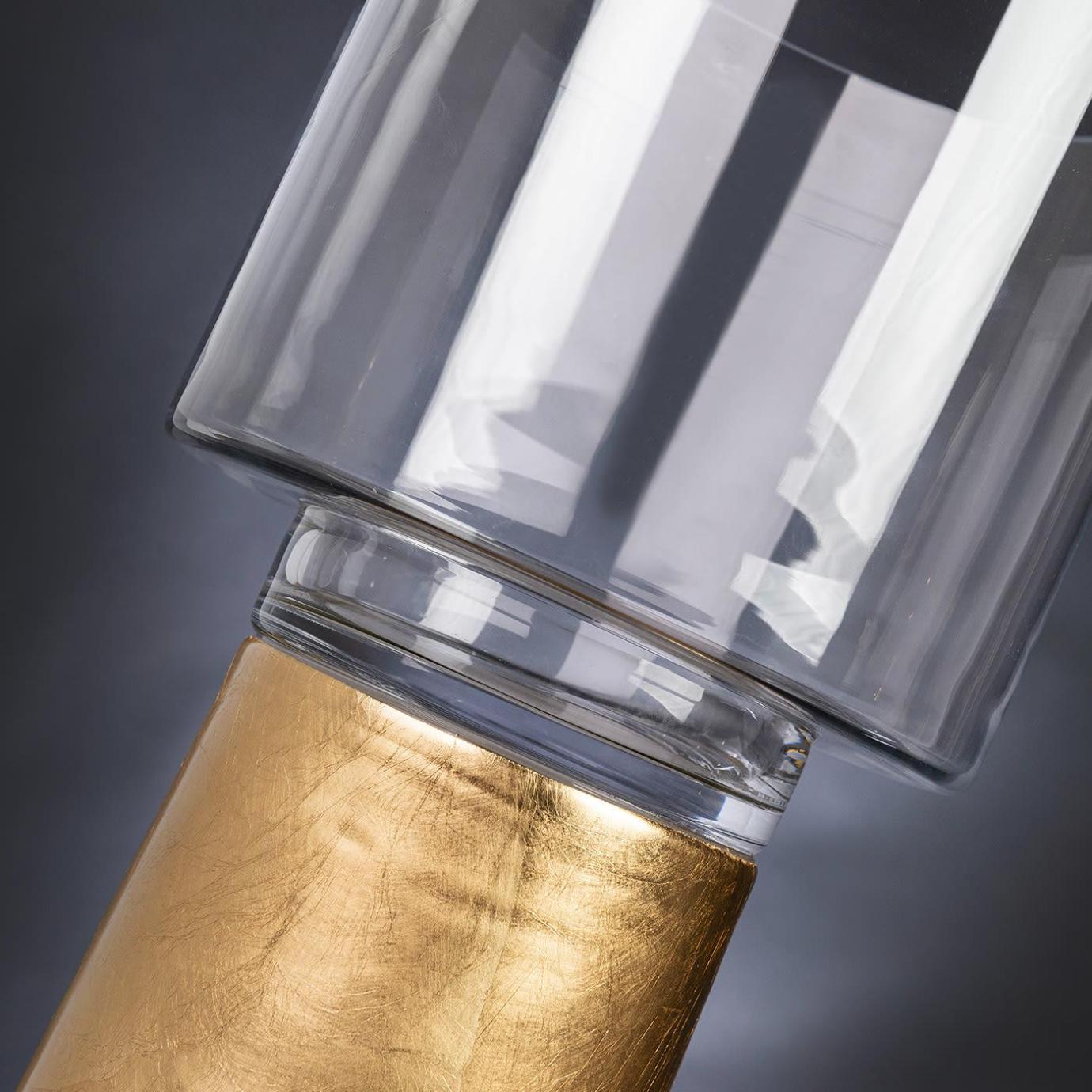 One Gold Candleholder