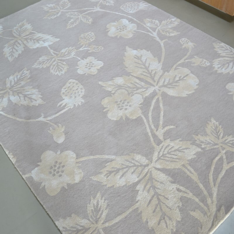 Wild Strawberry Beige Rug