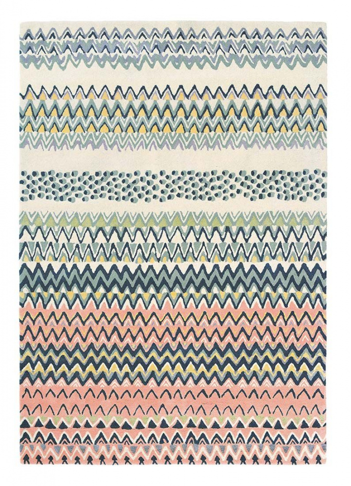 Hand Tufted Wool Striped Rug