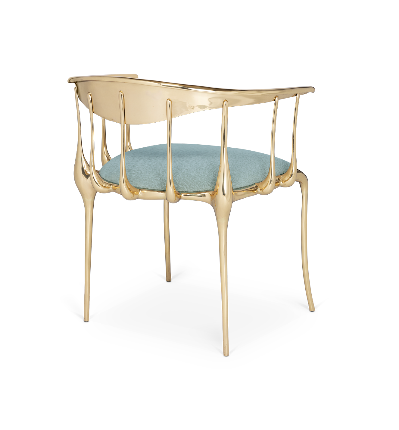 Light Blue Luxe Chair