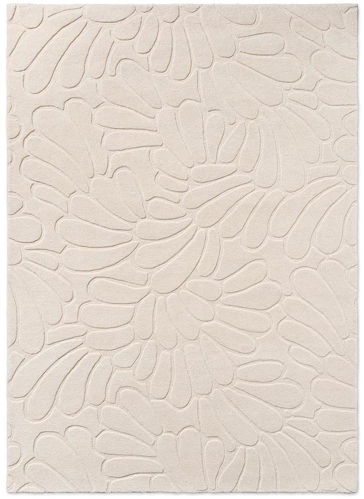 Ivory Cream Petals Rug