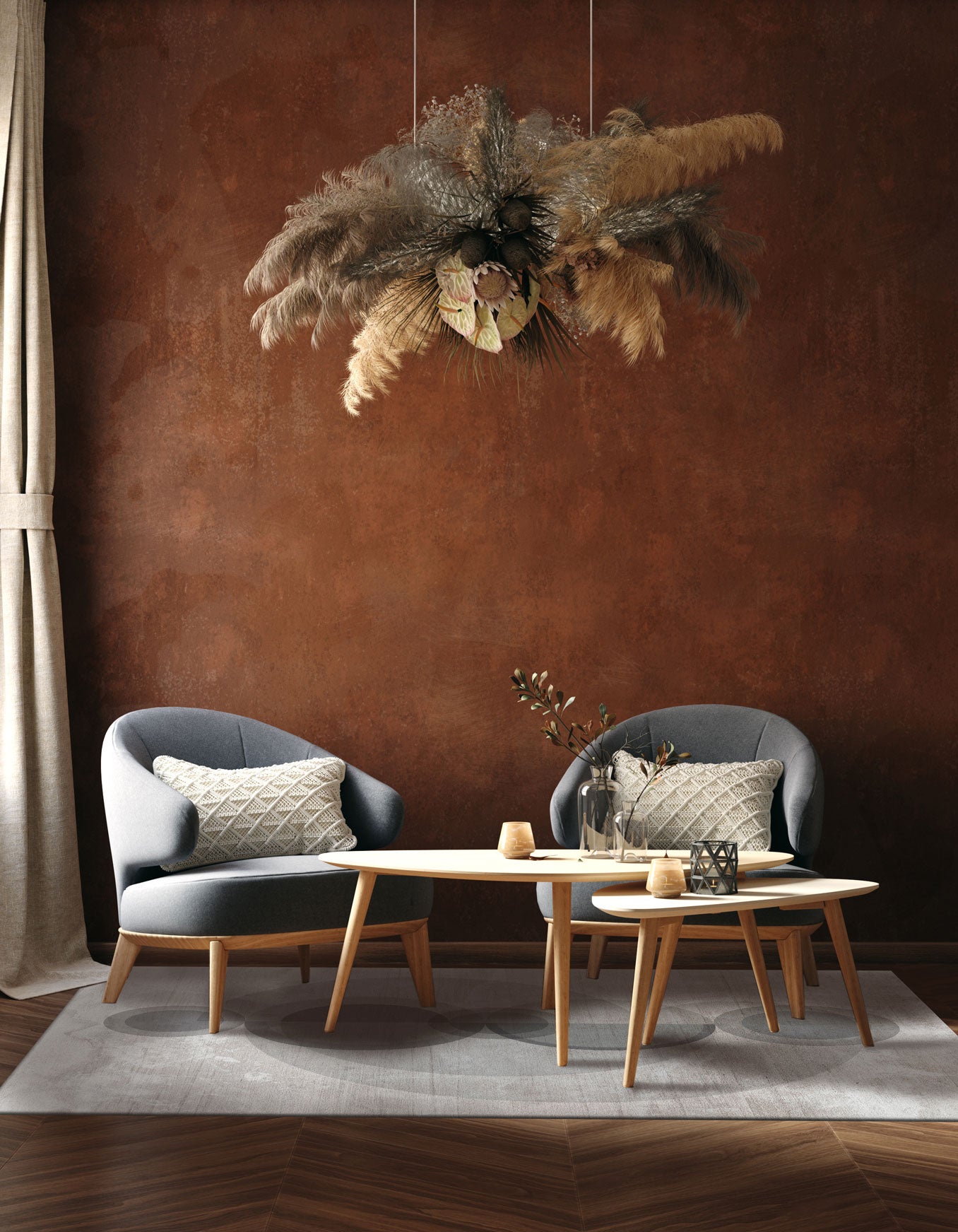 Dancer Flatwoven Grey Rug