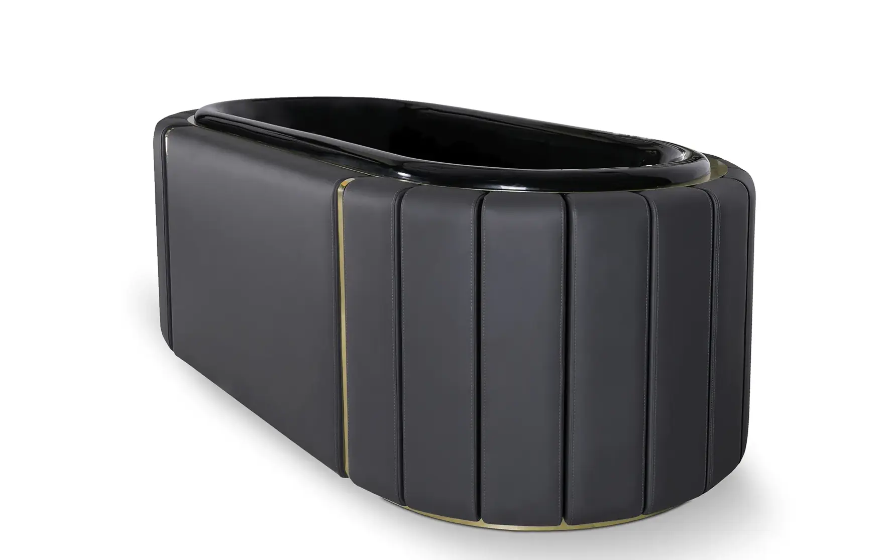 Regal Soak Black Bathtub