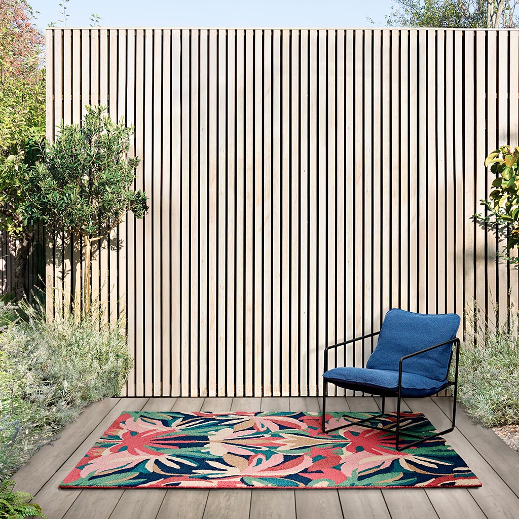 Pink Sunrise Outdoor Rug