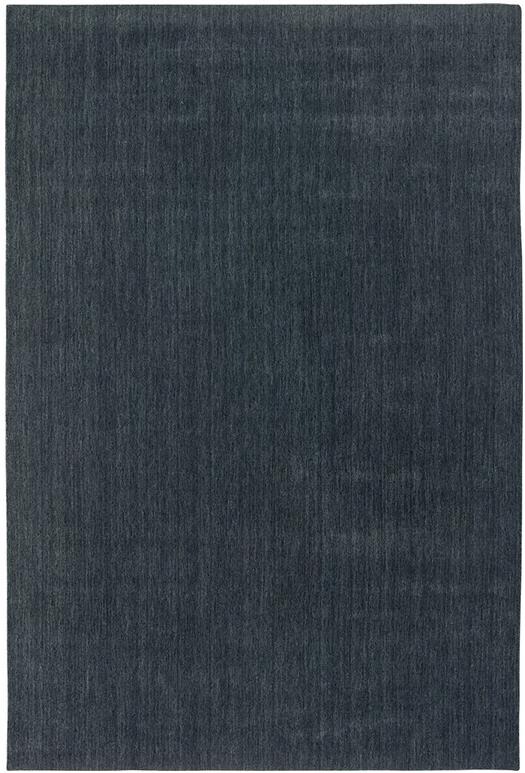 Plain Hand Woven Wool Powder Blue Rug