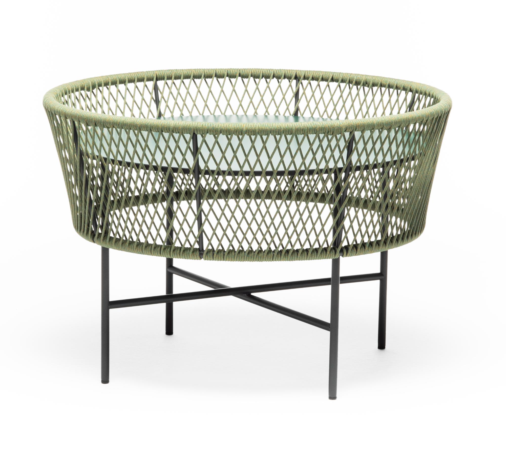 Tamburo ME Round Green Outdoor Coffee Table