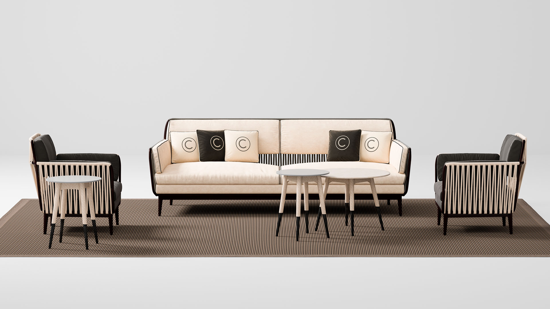 Beige Sofa