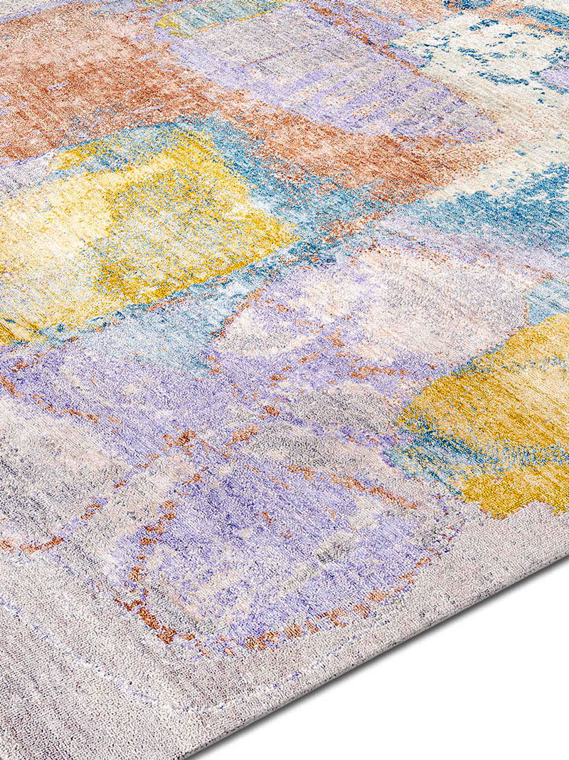 Pastel Mint Hand Knotted Rug