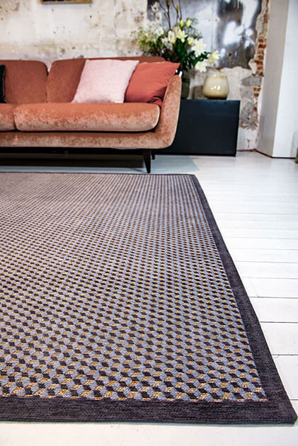 Cubetti Grafite Premium Rug | Size: 5' 7