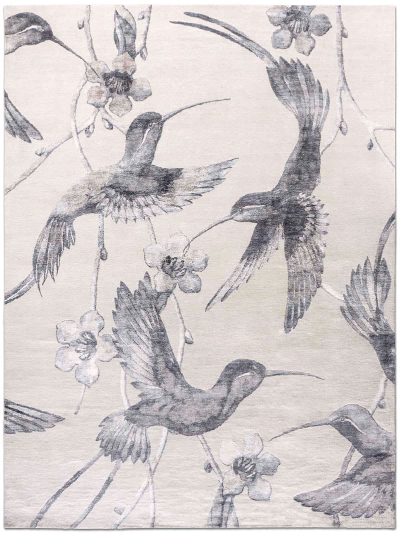 Hummingbirds Exquisite Handmade Rug