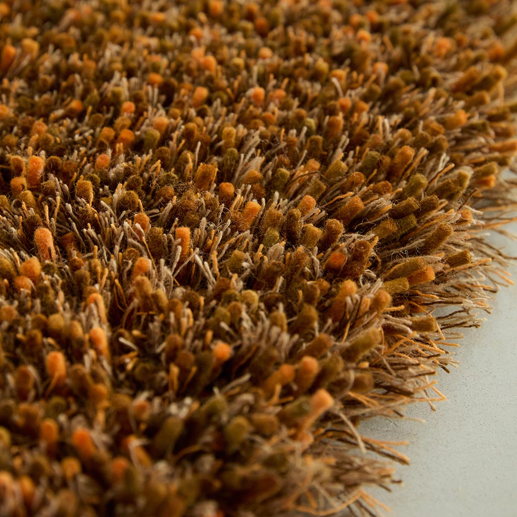 Tangerine Shag Rug