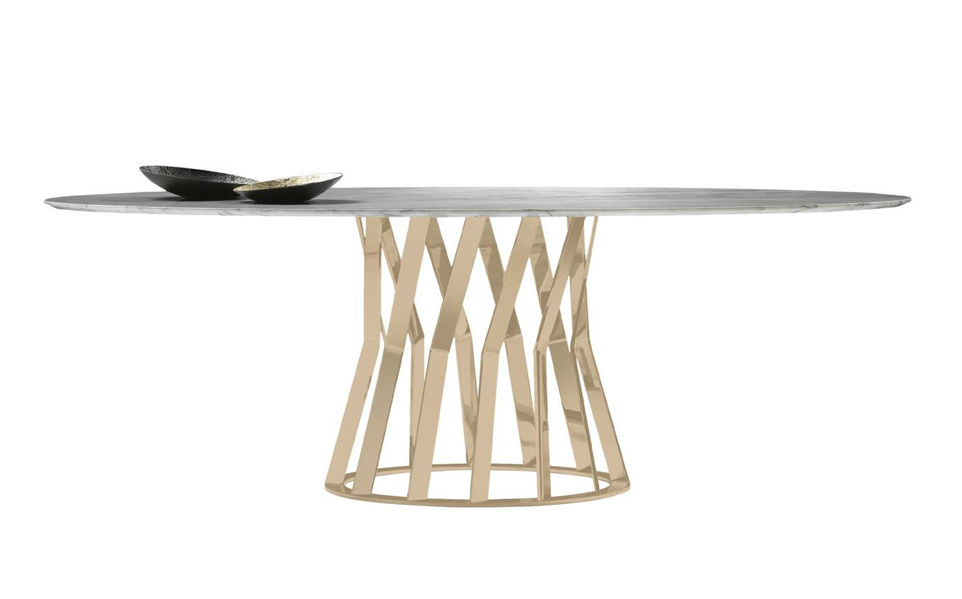 Ray Gold Dining Table