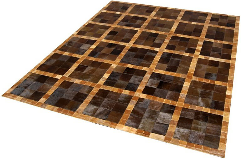 Antey Cowhide Brown Rug