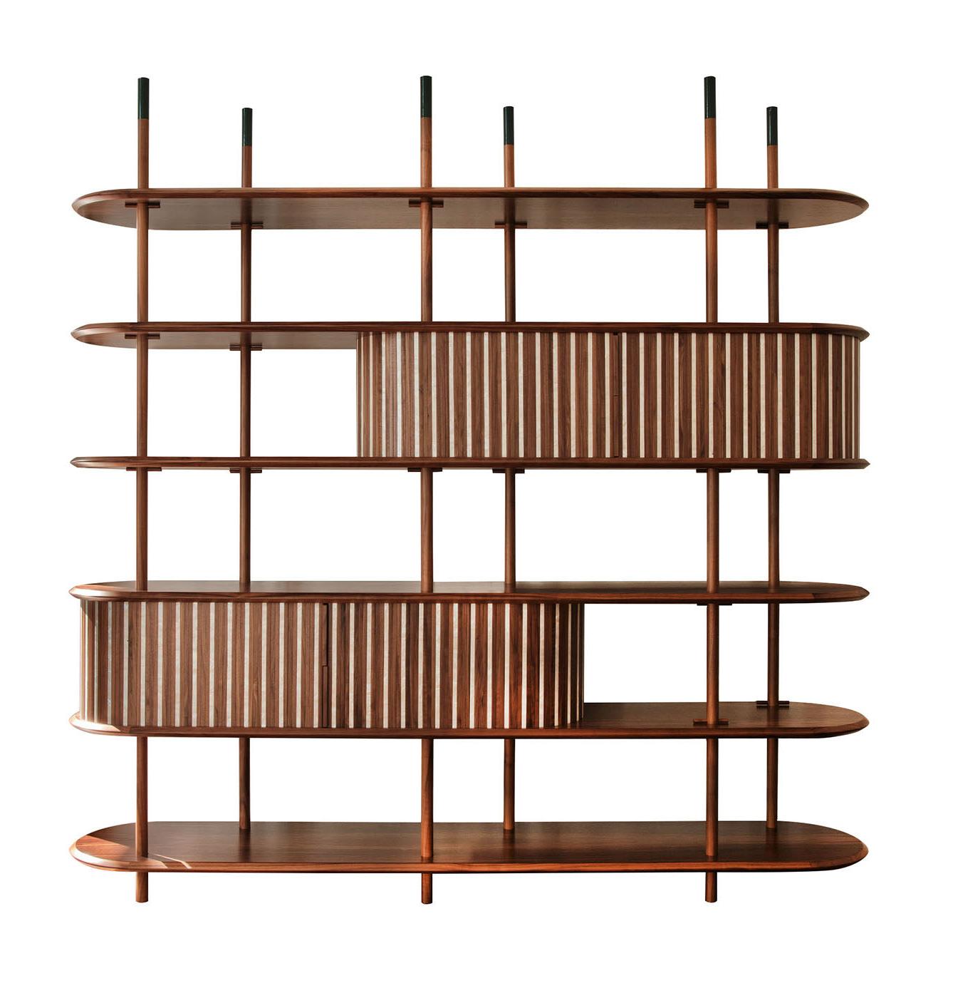 Modern Modular Solid Wood Bookcase